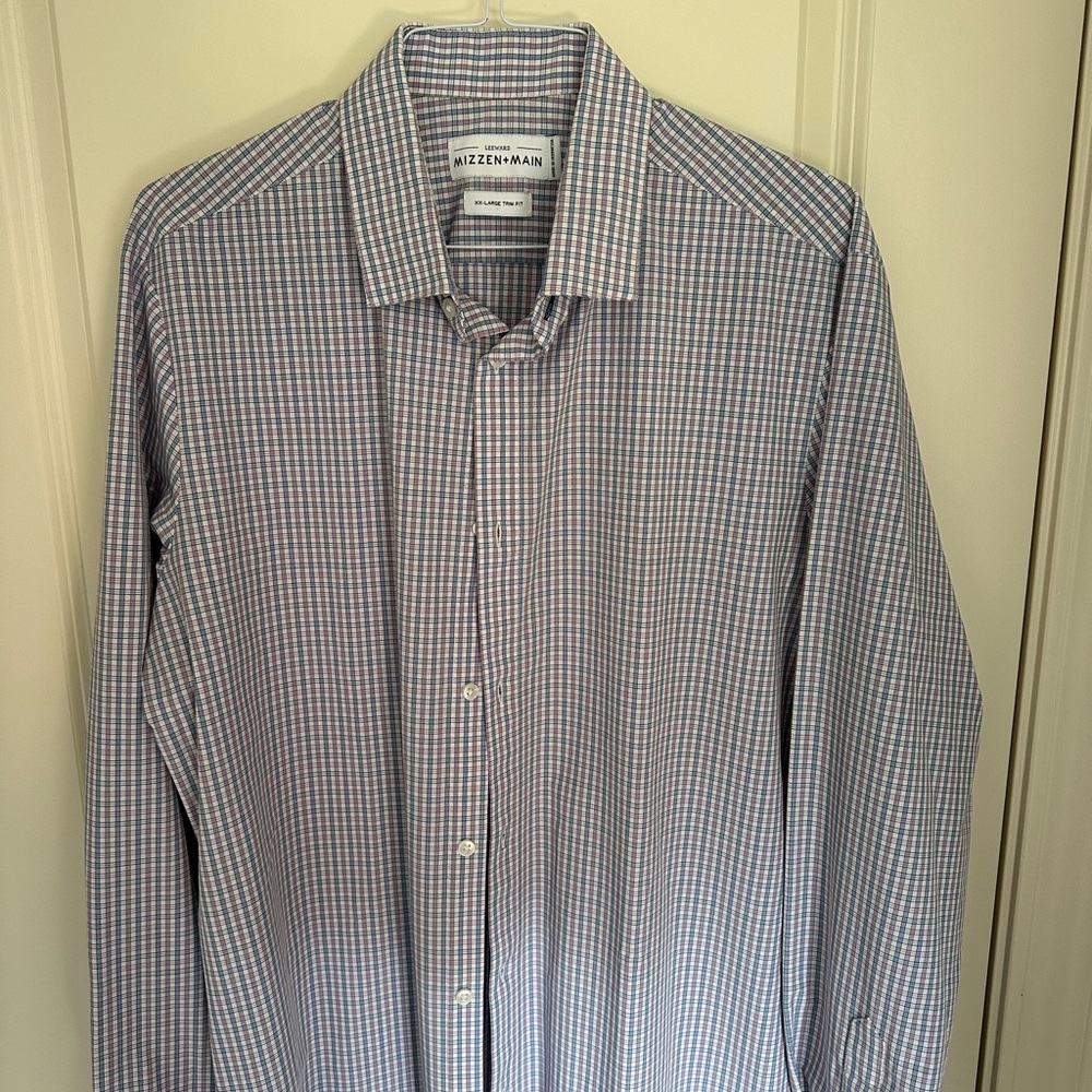 Mizzen+Main. Leeward Long sleeve dress shirt. XXL.